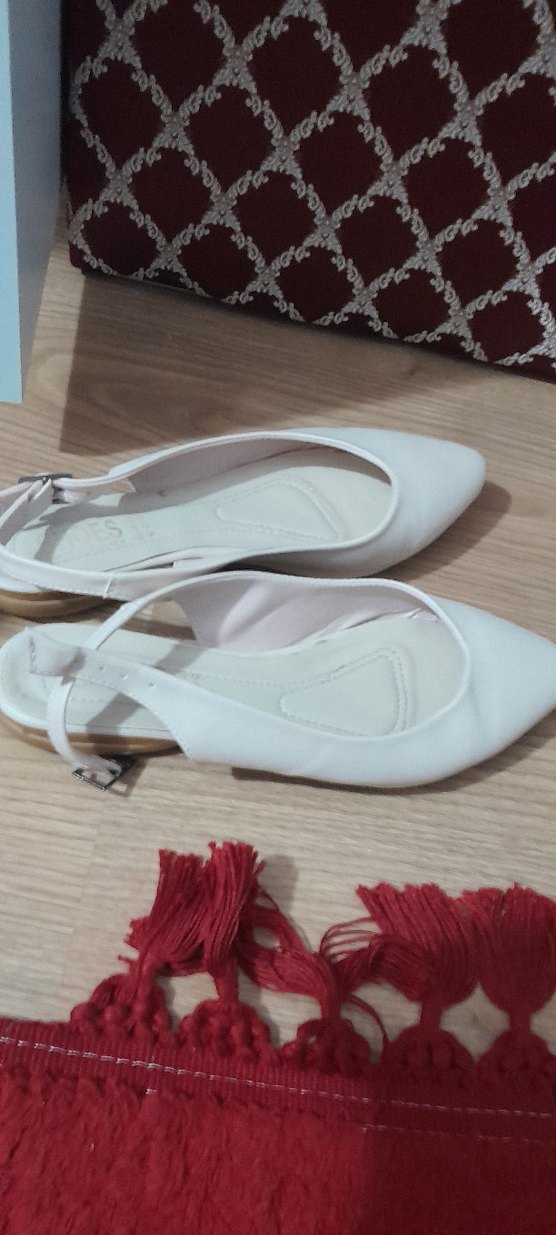 bej renkli arkadan ayarlanabilir şık babet - Görsel 4