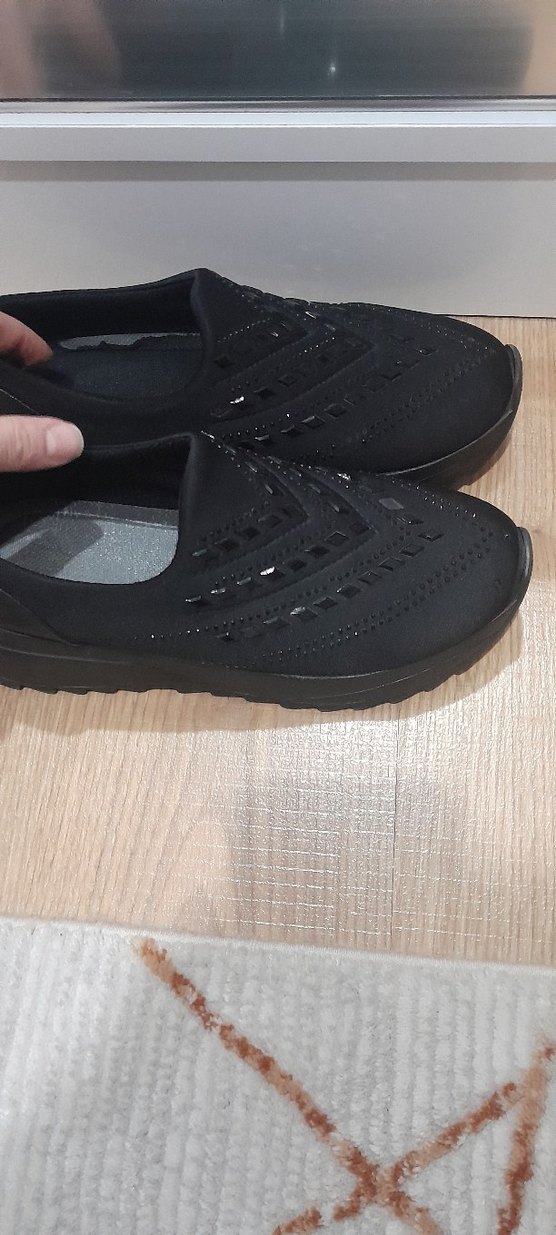 Siyah Kadın Günlük klasik Ayakkabı - Görsel 2