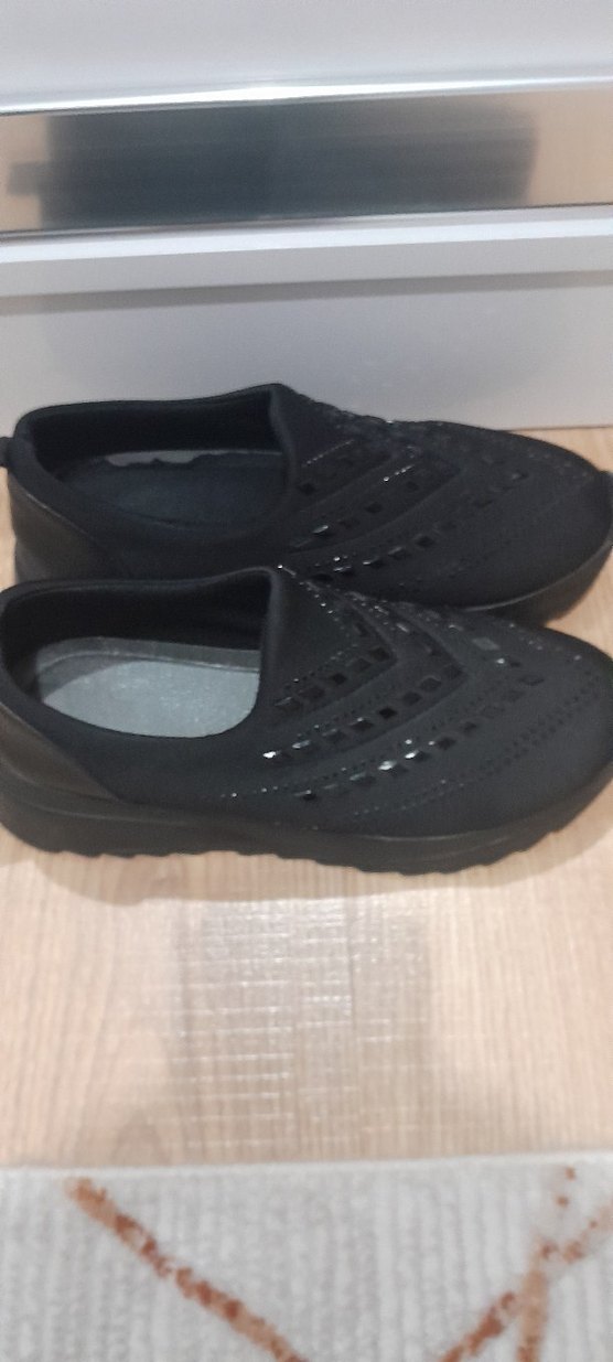 Siyah Kadın Günlük klasik Ayakkabı - Görsel 4