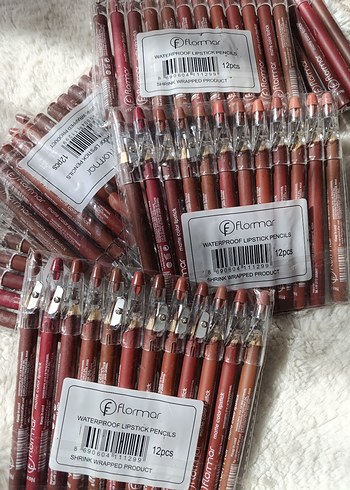 Flormar Jumbo kalemtraşlı 12'li dudak kalemi seti - Görsel 2