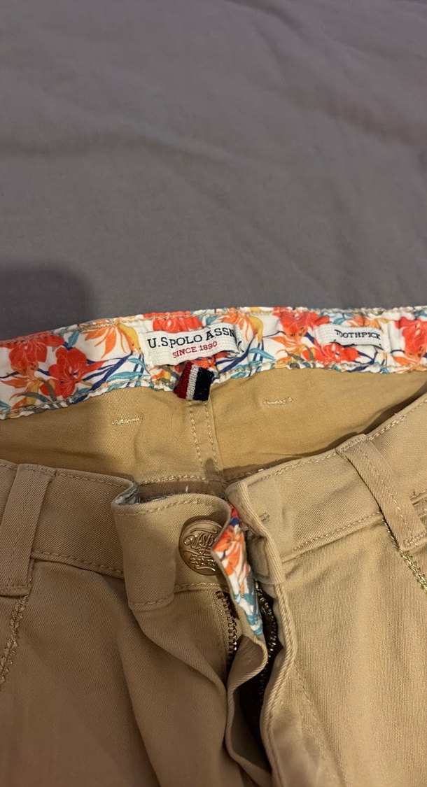 Bej Düz Kesim Pantolon — görsel 4/7
