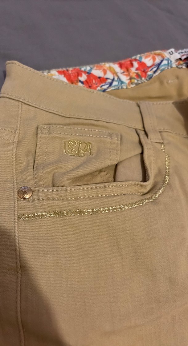 Bej Düz Kesim Pantolon — görsel 3/7