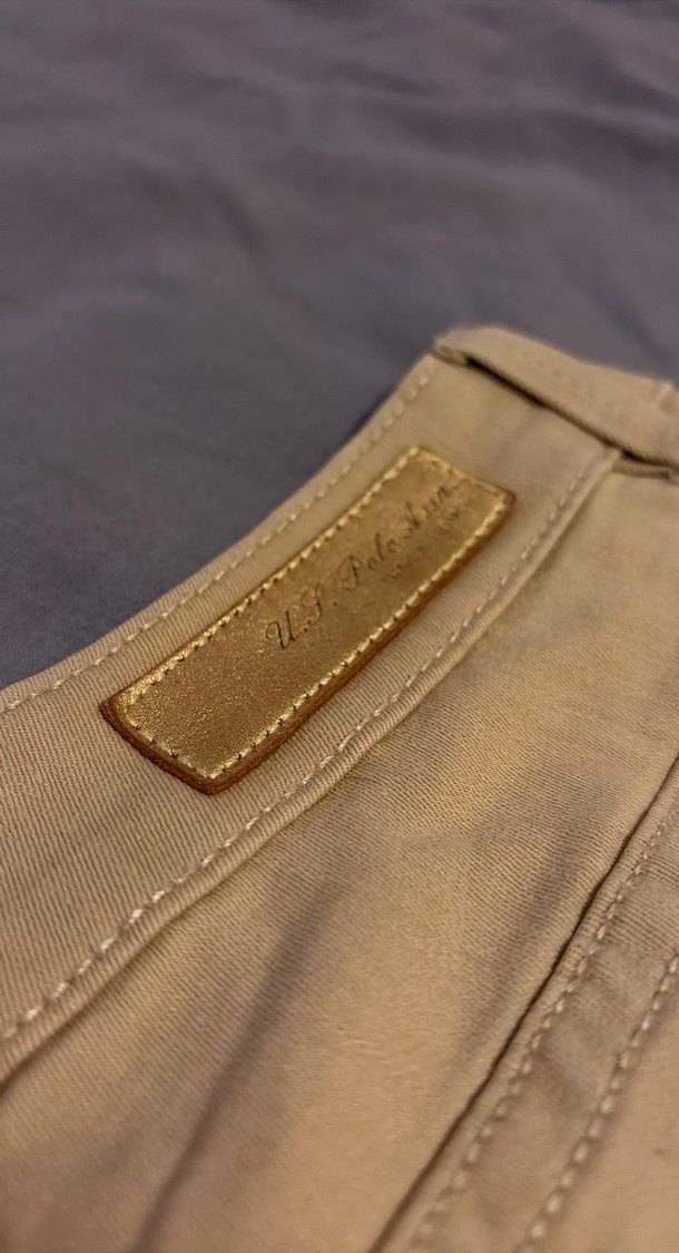 Bej Düz Kesim Pantolon — görsel 6/7