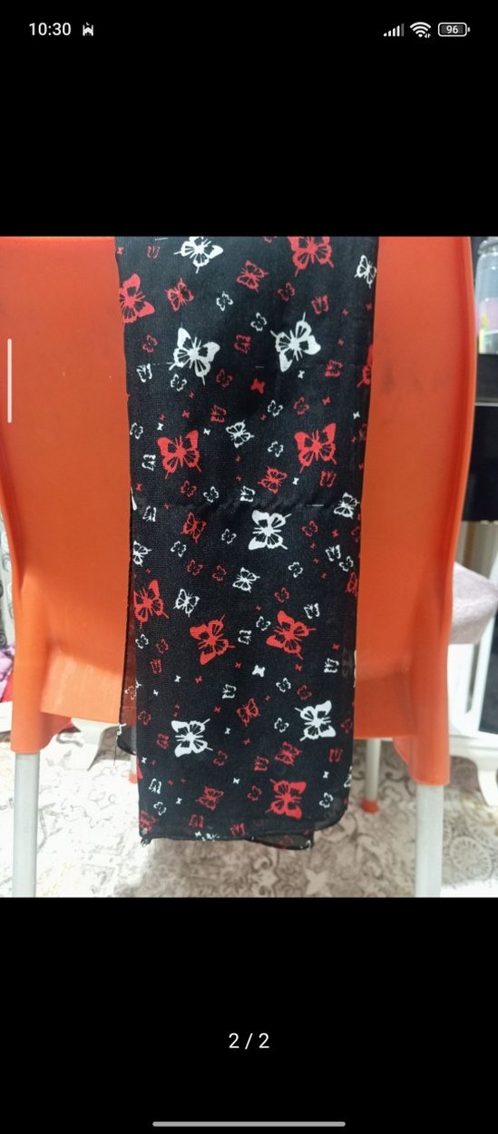 Siyah Punk Tarzı  Kadın şal - Görsel 2