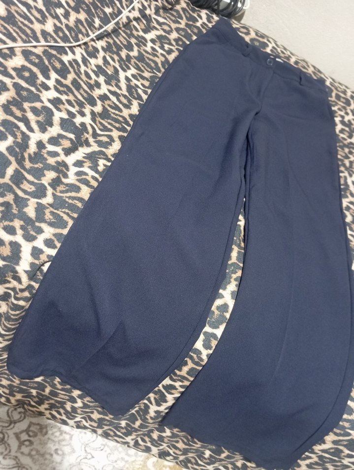 Düğmeli Mavi Uzun kadın bleazer Takım Elbise - Görsel 3