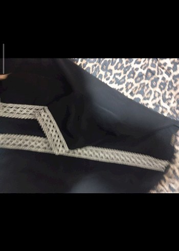 Dantel Detaylı Siyah Bohem Kimono - Görsel 2