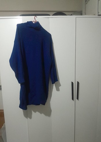 Kadın Lacivert Balıkçı Yaka Triko Kazak - Görsel 2