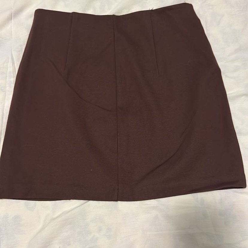 Kahverengi Mini Etek - Görsel 3
