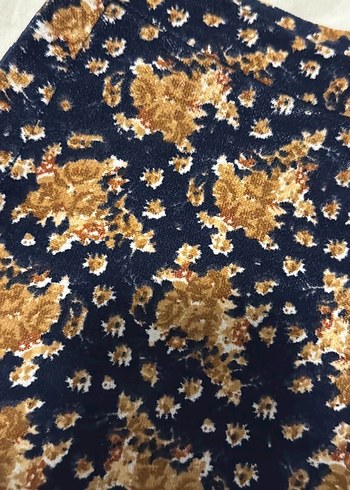 Bohem İşlemeli Fermuarlı Mini Etek - Görsel 2