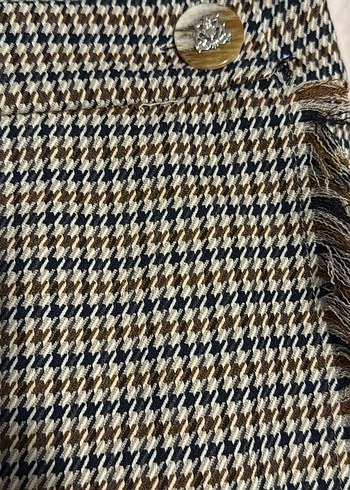 Kadın Pilili Mini Etek - Görsel 2