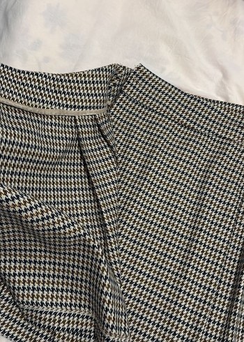 Kadın Pilili Mini Etek - Görsel 3