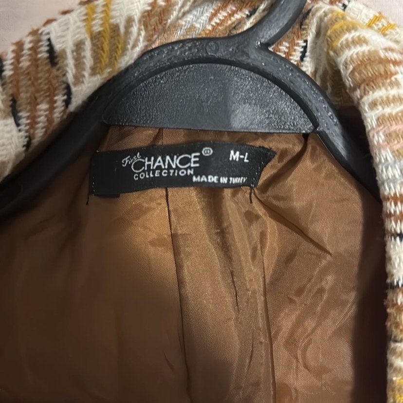 Düğmeli Kahverengi Midi Blazer - Görsel 3