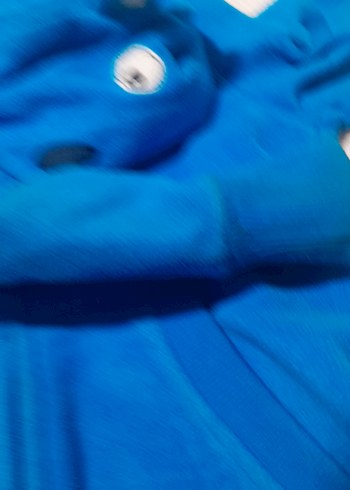 Mavi Kapüşonlu Fermuarlı Erkek Çocuk Sweatshirt - Görsel 5