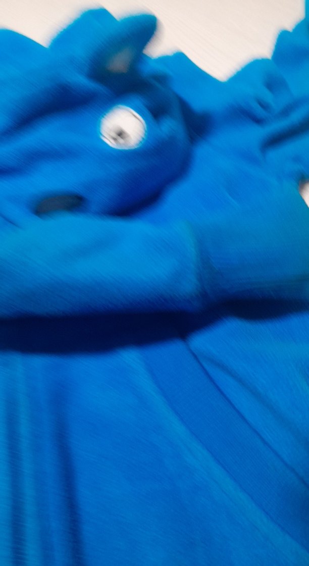 Mavi Kapüşonlu Fermuarlı Erkek Çocuk Sweatshirt - Görsel 5