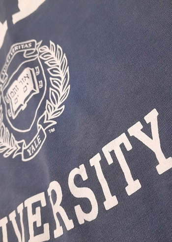 Mavi Baskılı Sweatshirt - Görsel 8