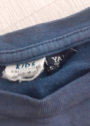 Mavi Baskılı Sweatshirt - Görsel 5