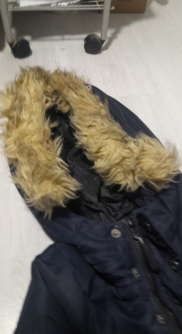 Lacivert Erkek Çocuk Düğmeli Kaban - Görsel 4