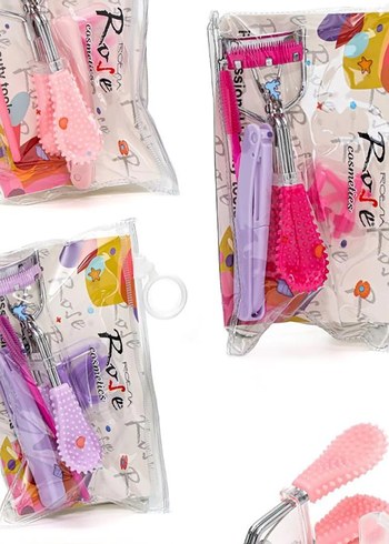 Renkli Kirpik Kıvırıcı Seti Pembe - Görsel 2