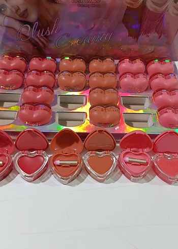 Renkli Pembe Kalp Şeklinde Lip Gloss - Görsel 4