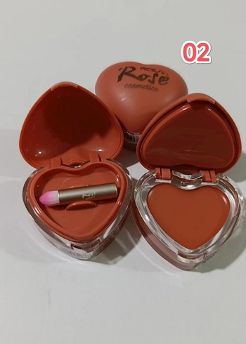 Renkli Pembe Kalp Şeklinde Lip Gloss - Görsel 3