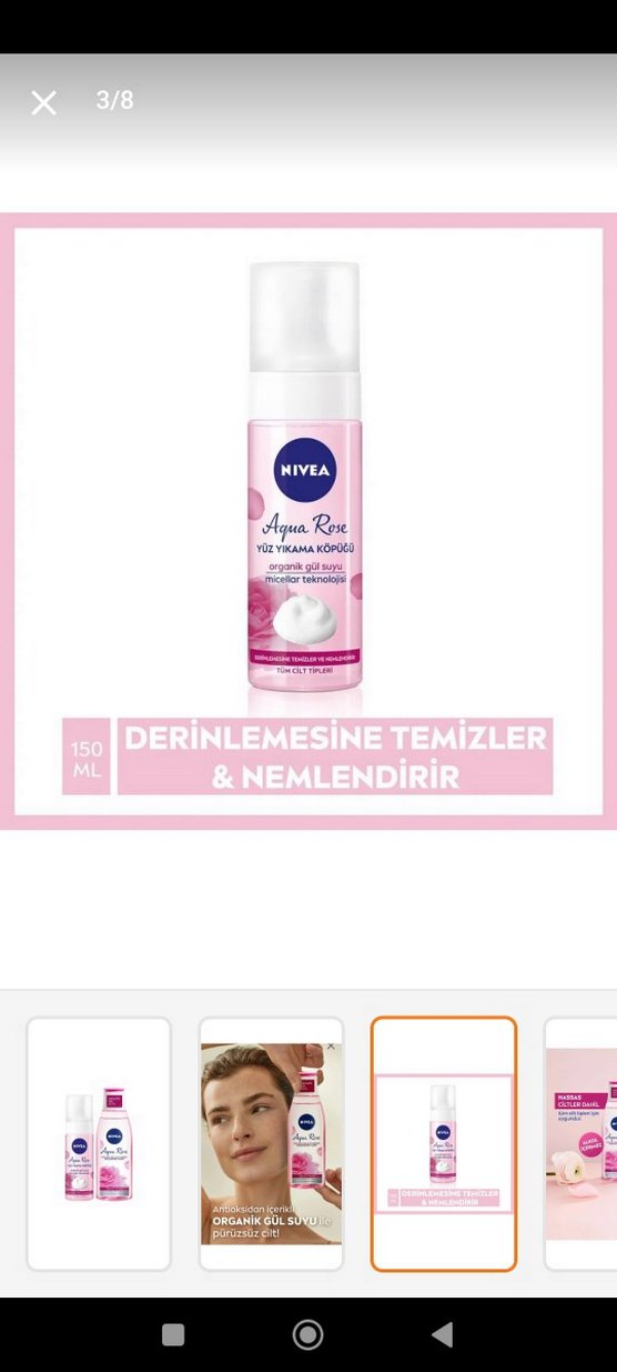 NIVEA Aqua Rose Yüz Temizleyici ve Tonik Seti - Görsel 4