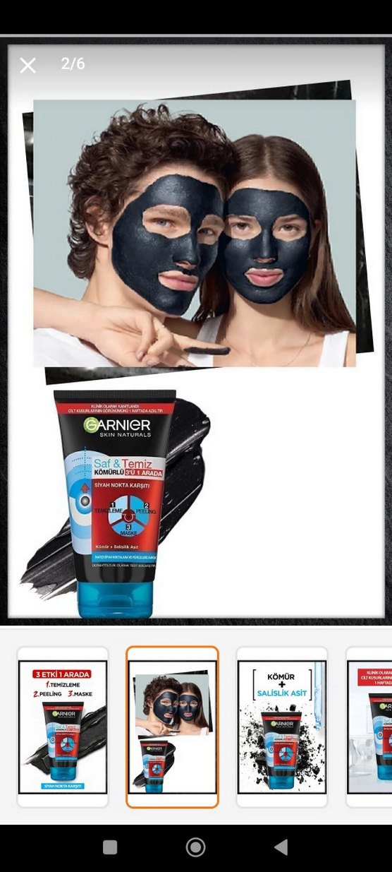 Garnier Saf & Temiz Siyah Nokta Karşıtı Kömürlü - Görsel 4