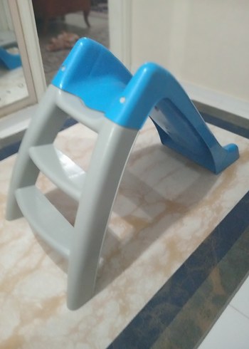 Mavi Kaydırak ve Gri Merdivenli Çocuk Oyun Eşyası erkek içindir - Görsel 4
