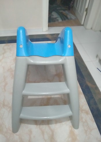 Mavi Kaydırak ve Gri Merdivenli Çocuk Oyun Eşyası erkek içindir - Görsel 3
