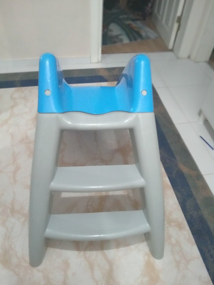 Mavi Kaydırak ve Gri Merdivenli Çocuk Oyun Eşyası erkek içindir - Görsel 3