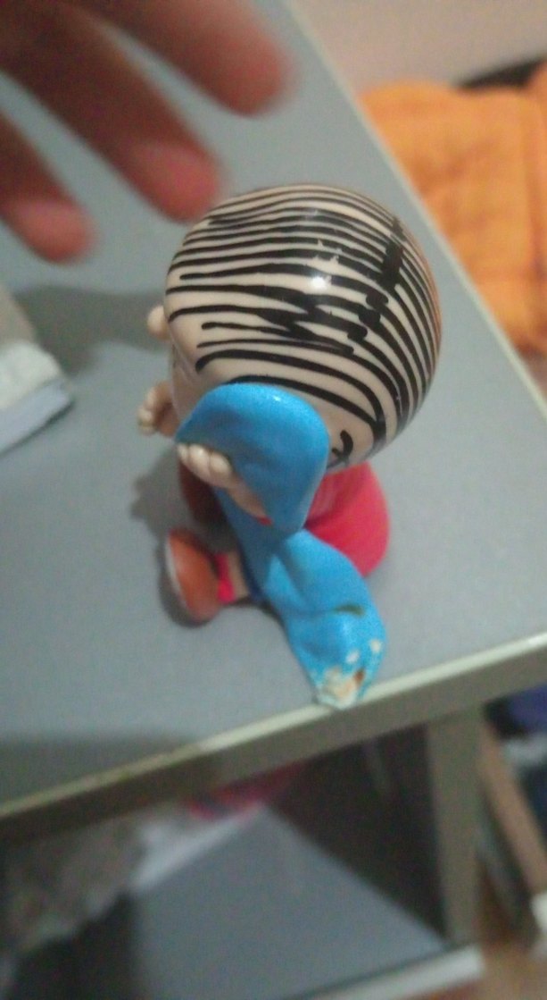 Mavi Battaniyeli Renkli Aksiyon Figürü - Görsel 5