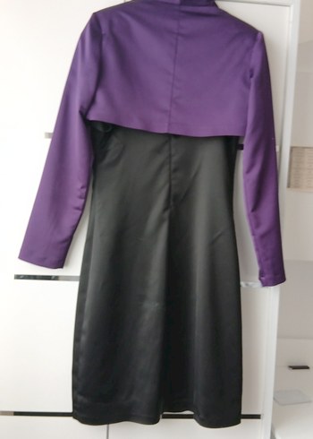 Mor Detaylı Elbise - Görsel 2