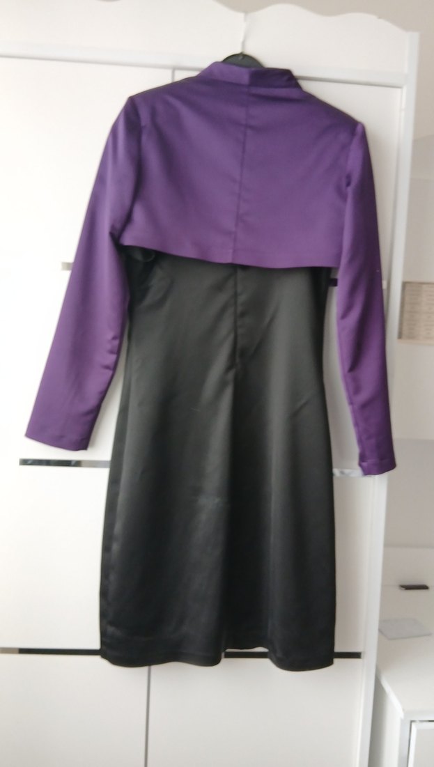 Mor Detaylı Elbise - Görsel 2