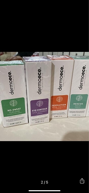 Dermalogica Hepsi sıfır ürünler