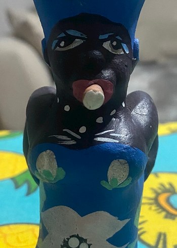 Diğer Renkli El Yapimi Dekoratif Figur Toprak Malzeme