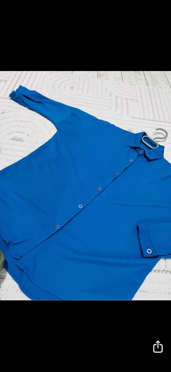 Mavi rahat kesim alt üst takım 36/38 - Görsel 2