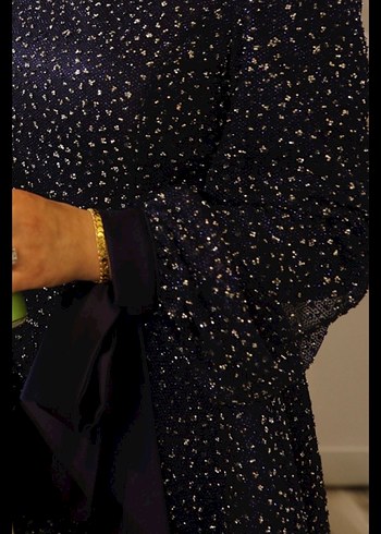 Lacivert prenses Taşlı abiye36/38 - Görsel 3