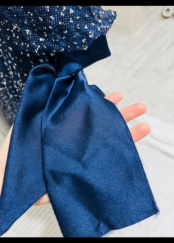 Lacivert prenses Taşlı abiye36/38 - Görsel 7