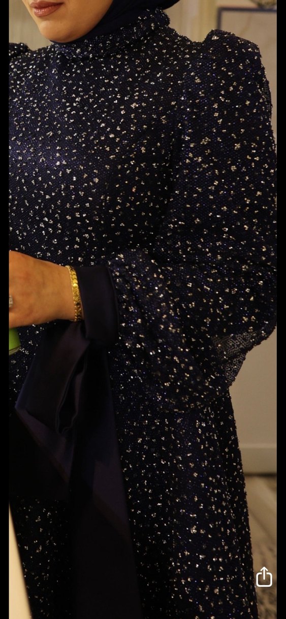 Lacivert prenses Taşlı abiye36/38 - Görsel 3