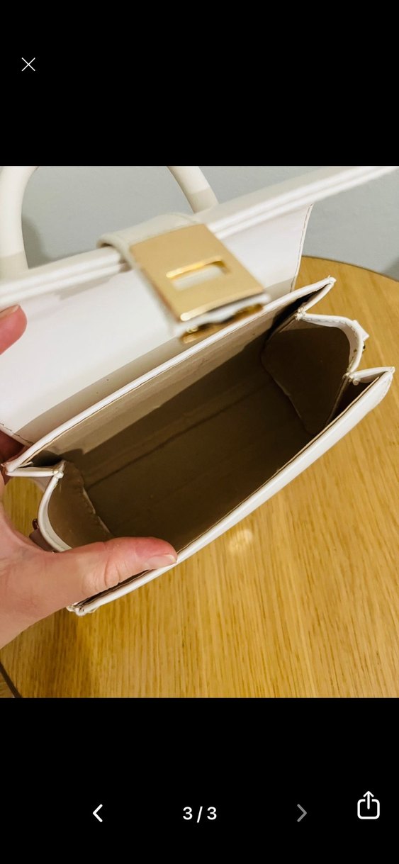 Bambi beyaz çanta - Görsel 3