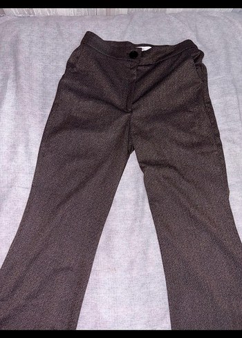 kahverengi ispanyol paça pantolon - Görsel 2