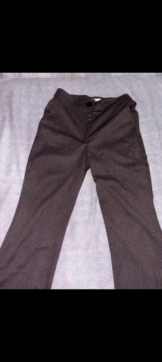 kahverengi ispanyol paça pantolon - Görsel 2