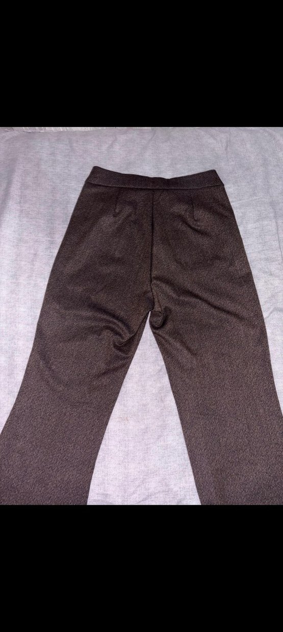 kahverengi ispanyol paça pantolon - Görsel 3