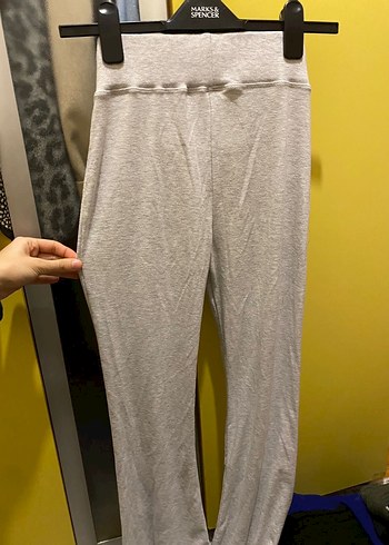 Bershka Gri Rahat Kesim Kadın Eşofman Altı - Görsel 5