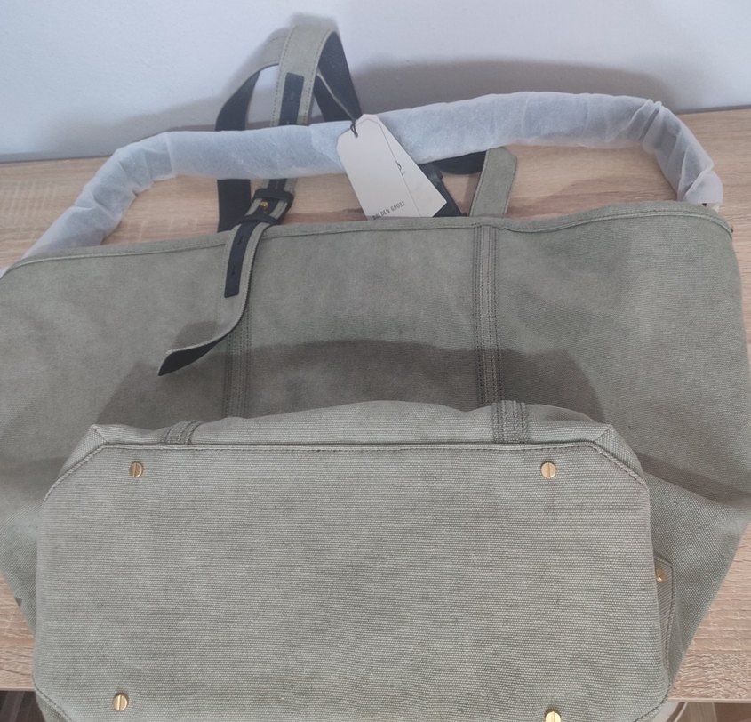 Golden Goose Bedrucker Haki Kadın Çanta - Görsel 5