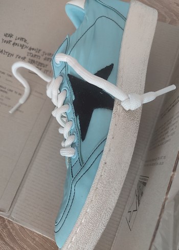 Golden Goose BallStar Mavi Kadın Sneaker - Görsel 7