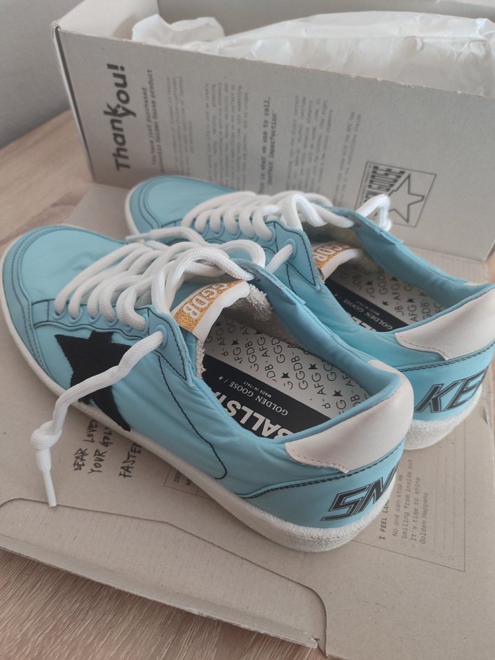 Golden Goose BallStar Mavi Kadın Sneaker - Görsel 5