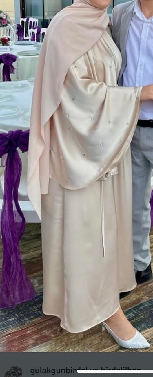 Tesettür abiye Elbise - Görsel 4