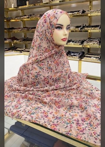 Diğer Pastel Cicekli İpeksi Sifon Sal