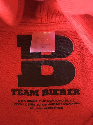 xs Beden Justin Bieber sweatshirt