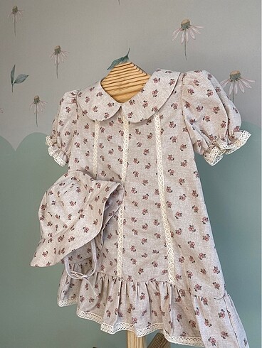 Zara Şapkalı Vintage Elbise